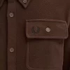 Fred Perry Fleece-Herrenhemd