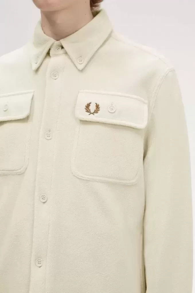 Fred Perry Fleece-Herrenhemd