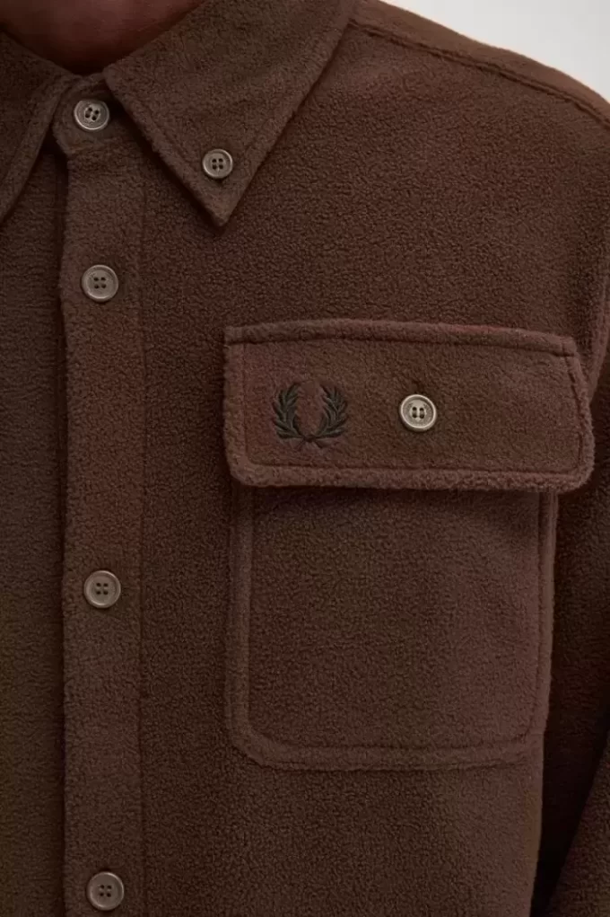Fred Perry Fleece-Herrenhemd