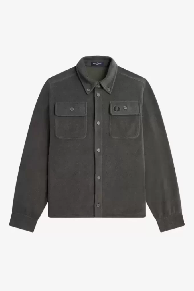 Fred Perry Fleece-Herrenhemd