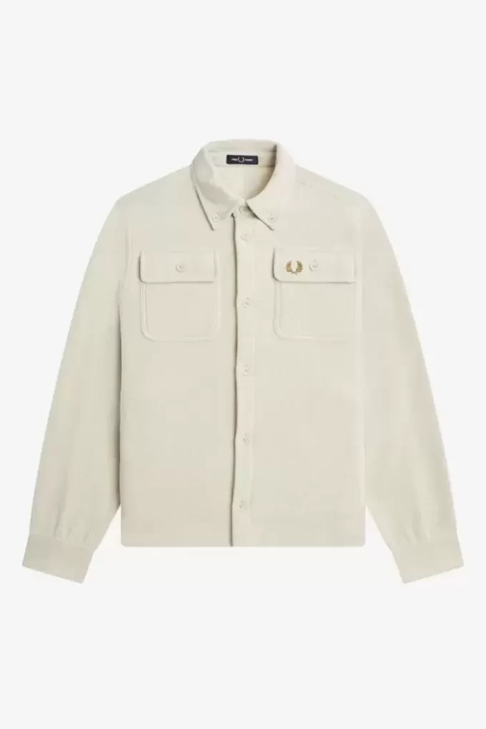 Fred Perry Fleece-Herrenhemd