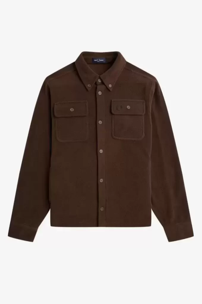 Fred Perry Fleece-Herrenhemd