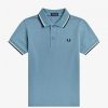 Fred Perry – Hemden mit Doppelstreifen