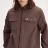 Fred Perry Herrenhemd mit Reißverschluss