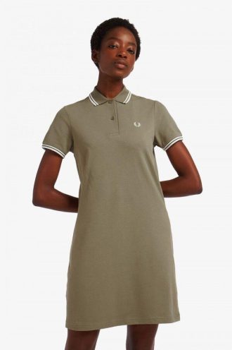 Fred Perry – Kleid mit Doppelstreifen