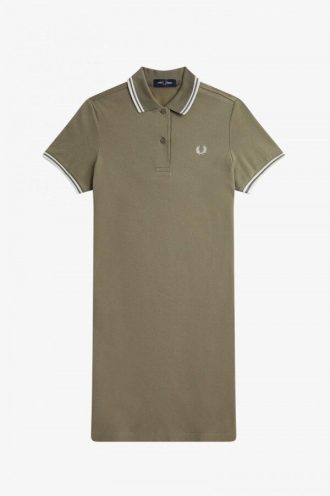 Fred Perry – Kleid mit Doppelstreifen