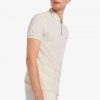 Frottee-Poloshirts mit Reißverschluss am Hals