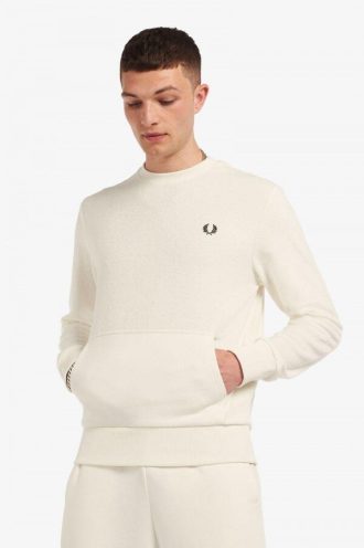 Frottee-Sweatshirts mit Rundhalsausschnitt