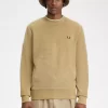 Frottee-Sweatshirts mit Rundhalsausschnitt für Herren