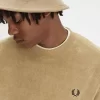 Frottee-Sweatshirts mit Rundhalsausschnitt für Herren