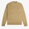 Frottee-Sweatshirts mit Rundhalsausschnitt für Herren