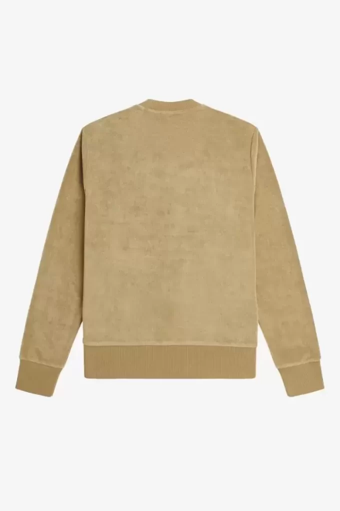 Frottee-Sweatshirts mit Rundhalsausschnitt für Herren