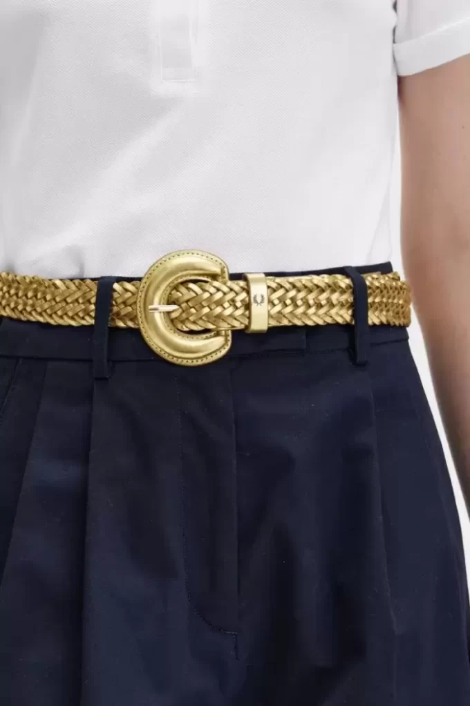Geflochtene Ledergürtel für Damen