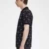 Geometrisches Herren-Poloshirt