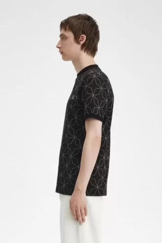 Geometrisches Herren-T-Shirt