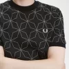 Geometrisches Herren-T-Shirt
