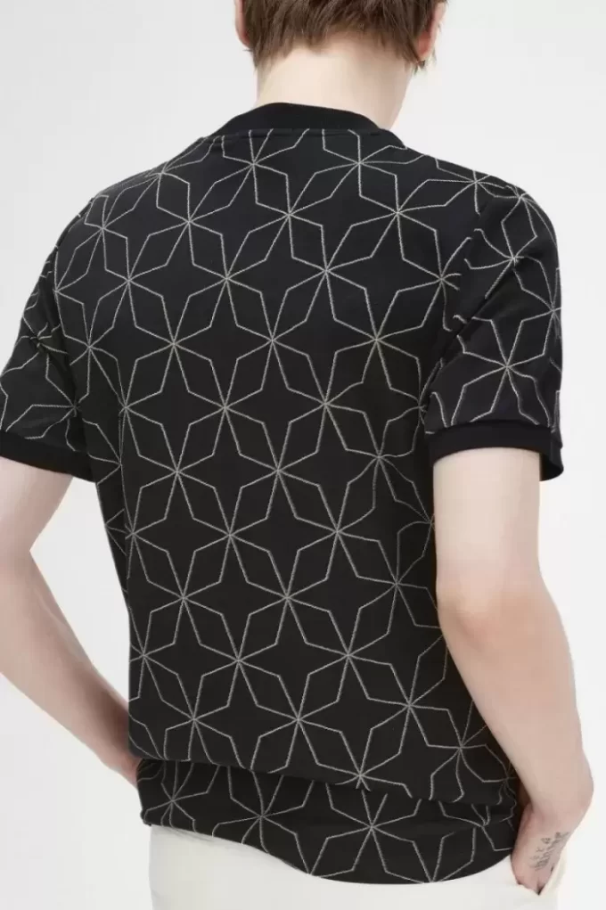 Geometrisches Herren-T-Shirt