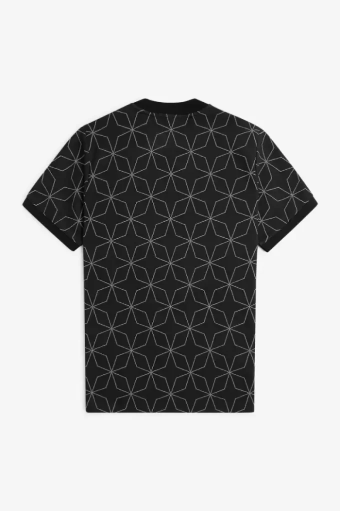 Geometrisches Herren-T-Shirt