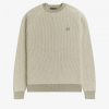 Gerippter Pullover aus Alpaka-Mischgewebe