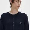 Geripptes Strickhemd für Herren