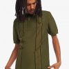 Gestreifte Henley-Poloshirts