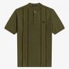 Gestreifte Henley-Poloshirts