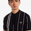 Gestreifte Henley-Poloshirts