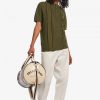 Gestreifte Henley-Poloshirts
