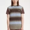 Gestreifte, offen gestrickte Herren-Tanktops