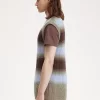 Gestreifte, offen gestrickte Herren-Tanktops
