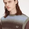 Gestreifte, offen gestrickte Herren-Tanktops