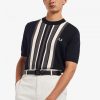 Gestreifte Strick-T-Shirts