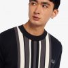 Gestreifte Strick-T-Shirts