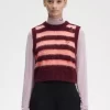Gestreifte Strick-Tanktops für Damen