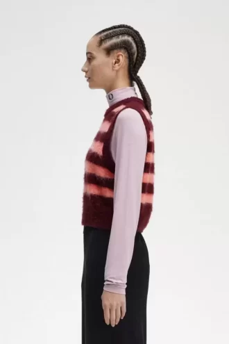 Gestreifte Strick-Tanktops für Damen