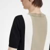 Gestreiftes Feinstrick-T-Shirt für Herren