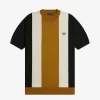 Gestreiftes Feinstrick-T-Shirt für Herren