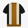 Gestreiftes Feinstrick-T-Shirt für Herren