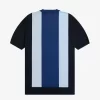 Gestreiftes Feinstrick-T-Shirt für Herren