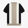 Gestreiftes Feinstrick-T-Shirt für Herren