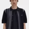 Gestreiftes Strickhemd für Herren