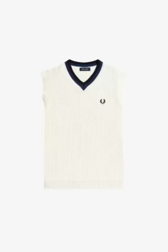 Gestrickte Herren-Tanktops mit V-Ausschnitt