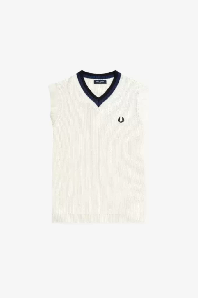 Gestrickte Herren-Tanktops mit V-Ausschnitt
