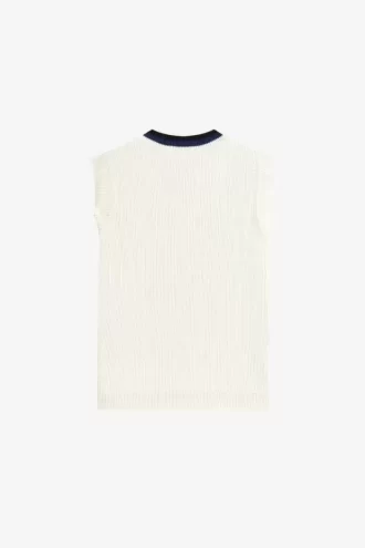 Gestrickte Herren-Tanktops mit V-Ausschnitt