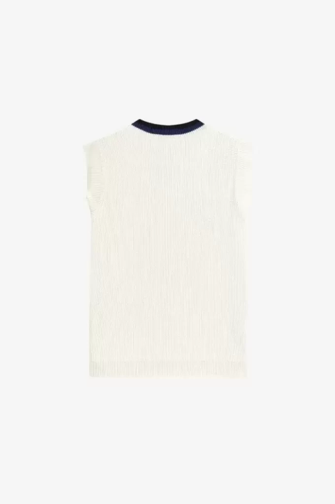 Gestrickte Herren-Tanktops mit V-Ausschnitt