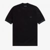 Gestrickte T-Shirts mit Space Dye-Besatz