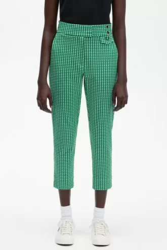 Gingham-Hosen für Damen