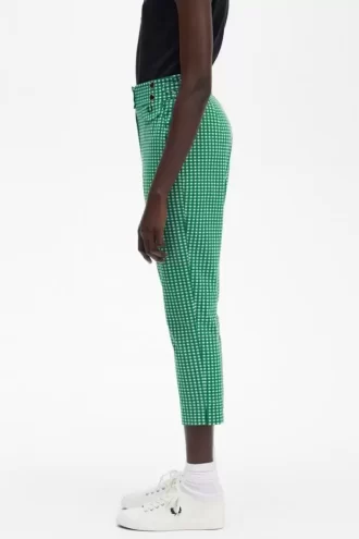 Gingham-Hosen für Damen