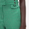 Gingham-Hosen für Damen
