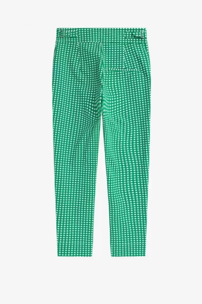 Gingham-Hosen für Damen
